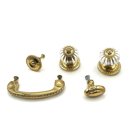 Antique Polished Brass Towel Bar And Bathroom Accessories  Hardware‎ Set - Picture 8 of 10
